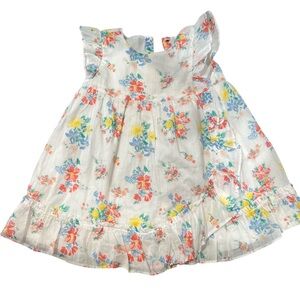 Janie and Jack size 12-18 months 
Floral Ruffle Dress
